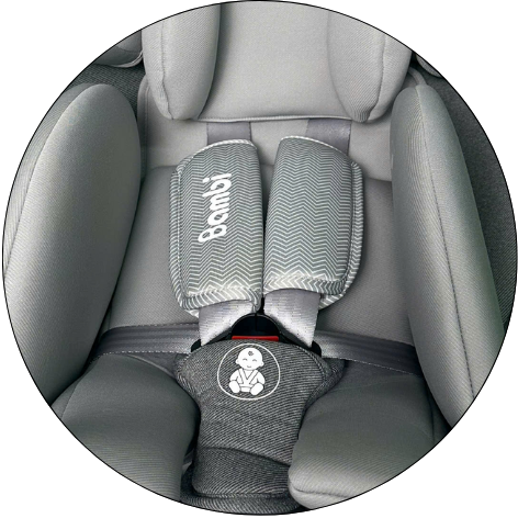 Dây đai & khóa 5 điểm an toàn cho bé