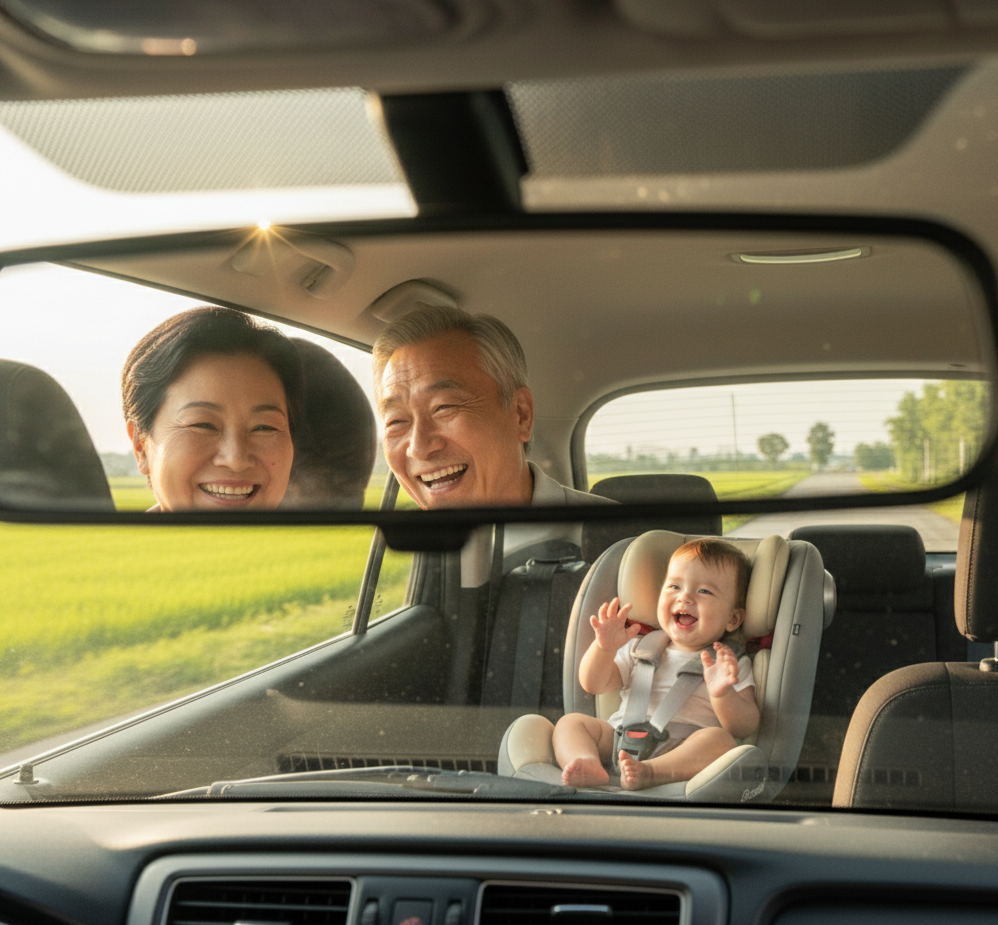 Đệm Lót Đầu Cho Bé-Màu Be